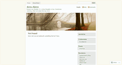 Desktop Screenshot of annakeye.wordpress.com