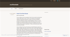 Desktop Screenshot of northestate.wordpress.com