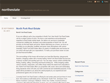 Tablet Screenshot of northestate.wordpress.com