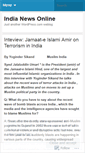 Mobile Screenshot of indianewsonline.wordpress.com
