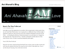 Tablet Screenshot of aniahavah.wordpress.com