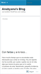 Mobile Screenshot of anabyana.wordpress.com