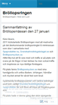 Mobile Screenshot of brollopsringen.wordpress.com