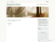 Tablet Screenshot of mdriskill.wordpress.com