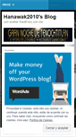 Mobile Screenshot of hanawak2010.wordpress.com