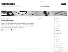 Tablet Screenshot of nohecenado.wordpress.com