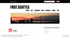 Desktop Screenshot of freeseattle.wordpress.com