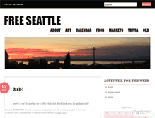 Tablet Screenshot of freeseattle.wordpress.com