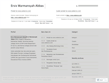 Tablet Screenshot of ersis.wordpress.com