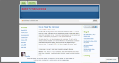 Desktop Screenshot of dorothyisclicking.wordpress.com