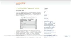 Desktop Screenshot of kardumen.wordpress.com