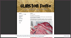 Desktop Screenshot of glinstonpaiva.wordpress.com