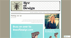Desktop Screenshot of beeofdesign.wordpress.com