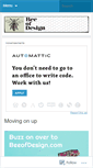 Mobile Screenshot of beeofdesign.wordpress.com