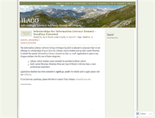 Tablet Screenshot of ilago.wordpress.com