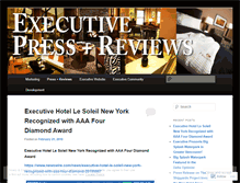 Tablet Screenshot of executivepress.wordpress.com