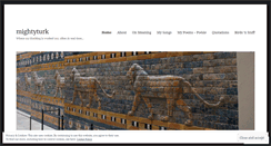 Desktop Screenshot of mightyturk.wordpress.com