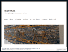 Tablet Screenshot of mightyturk.wordpress.com