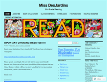 Tablet Screenshot of desjardinsn.wordpress.com