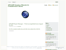 Tablet Screenshot of globalprojectscommittee.wordpress.com
