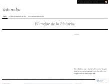 Tablet Screenshot of kdeneko.wordpress.com