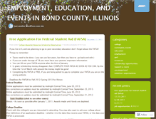 Tablet Screenshot of bondcountyiljobs.wordpress.com