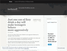 Tablet Screenshot of inchesoff.wordpress.com