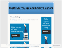 Tablet Screenshot of gametedonation.wordpress.com