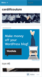 Mobile Screenshot of cardiffcouture.wordpress.com