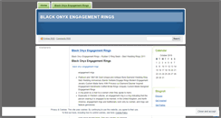 Desktop Screenshot of blackonyxengagementringsgff.wordpress.com