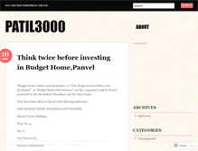 Tablet Screenshot of patilvikas.wordpress.com