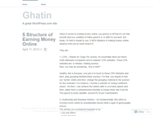 Tablet Screenshot of ghatin.wordpress.com