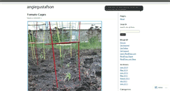 Desktop Screenshot of angiegustafson.wordpress.com