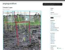 Tablet Screenshot of angiegustafson.wordpress.com