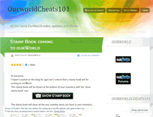 Tablet Screenshot of ourworldcheats101.wordpress.com