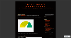 Desktop Screenshot of crownmodel.wordpress.com