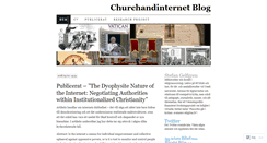 Desktop Screenshot of churchandinternet.wordpress.com