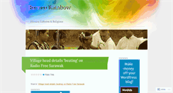 Desktop Screenshot of borneorainbow.wordpress.com