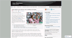 Desktop Screenshot of chriswinterburn.wordpress.com