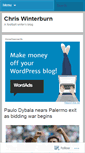 Mobile Screenshot of chriswinterburn.wordpress.com