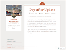 Tablet Screenshot of josiahom.wordpress.com