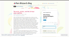 Desktop Screenshot of pamblizzard.wordpress.com