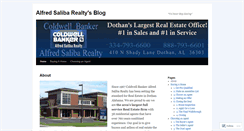 Desktop Screenshot of coldwellbankeralfredsalibarealty.wordpress.com