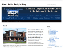 Tablet Screenshot of coldwellbankeralfredsalibarealty.wordpress.com