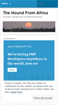 Mobile Screenshot of africanhounds.wordpress.com