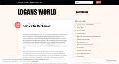 Desktop Screenshot of loganworld.wordpress.com