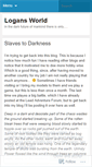 Mobile Screenshot of loganworld.wordpress.com