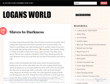 Tablet Screenshot of loganworld.wordpress.com