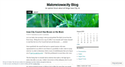 Desktop Screenshot of maloneiowacity.wordpress.com