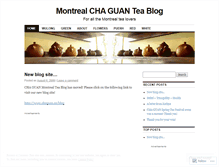 Tablet Screenshot of chaguan.wordpress.com